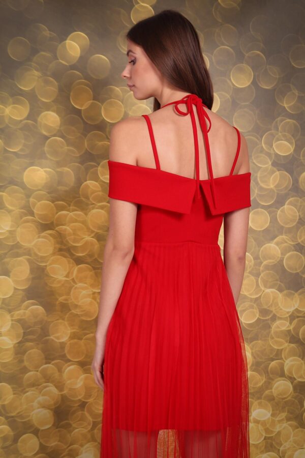 Wieczorowa suknia z Tiulem, Hiszpanka Czerwona