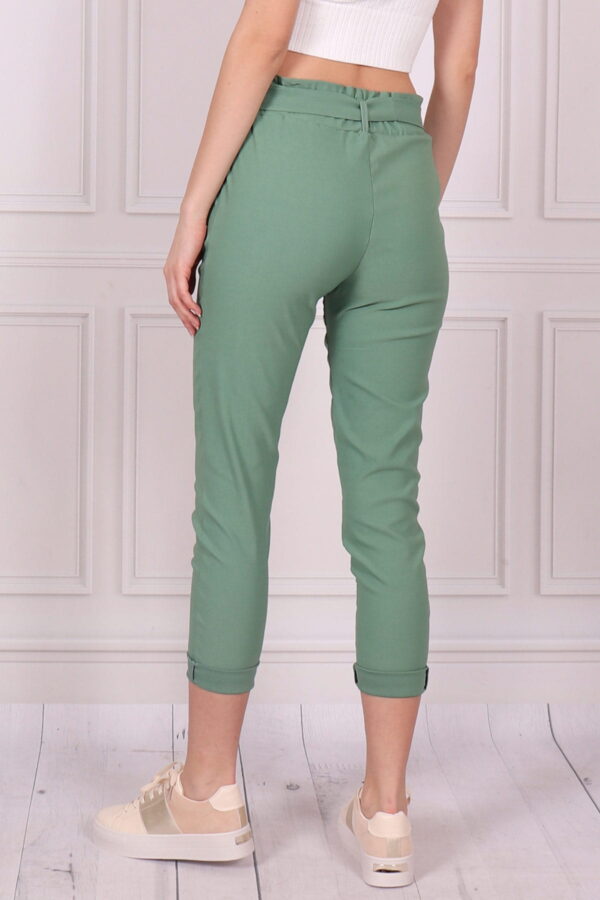 Spodnie jasno zielone RomaFashion